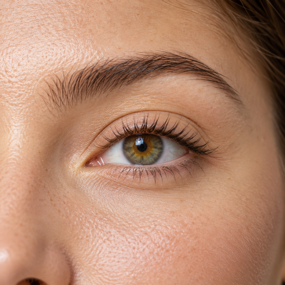 Lifted natural lashes
